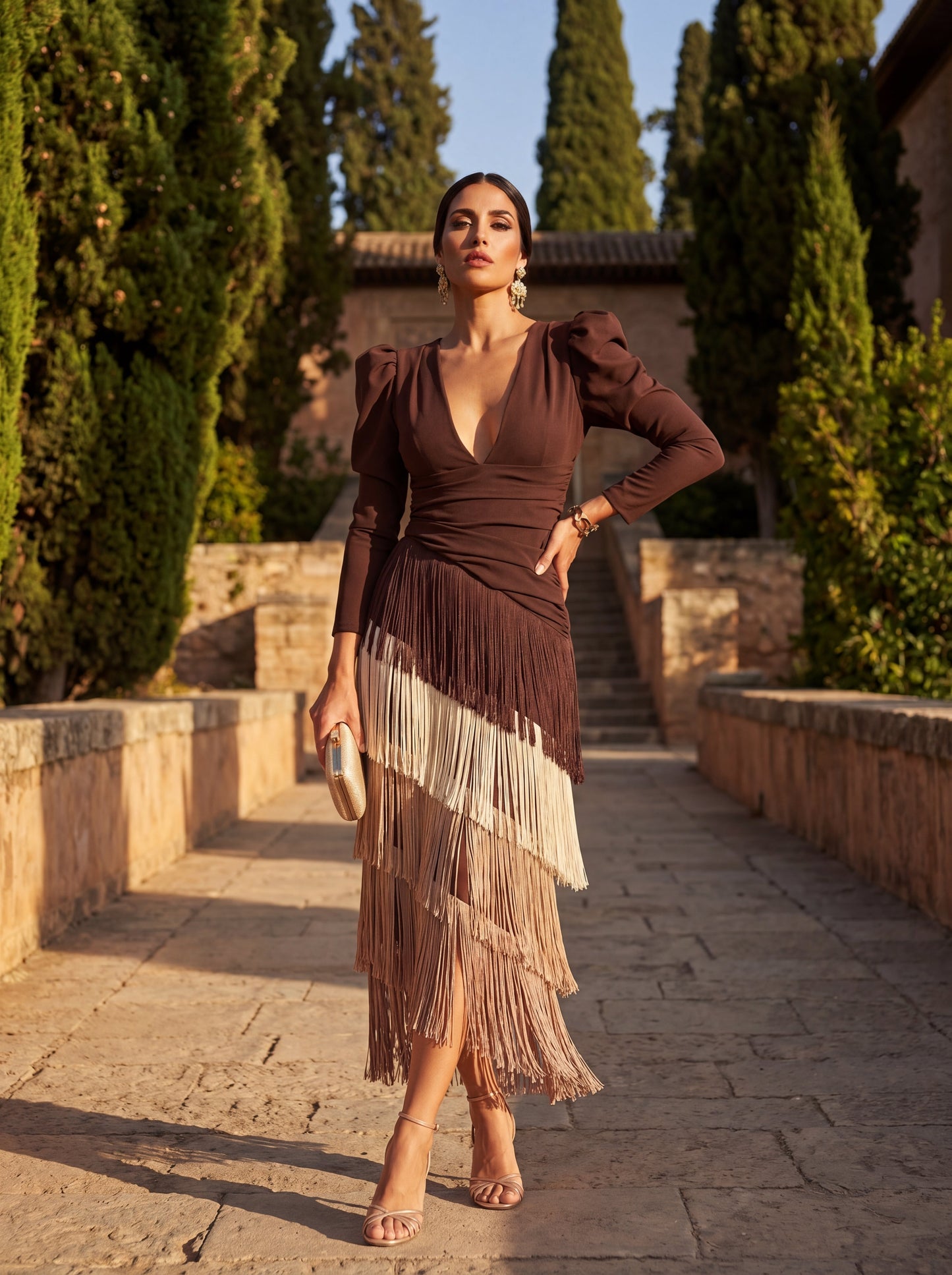 Ronda Fringe Dress