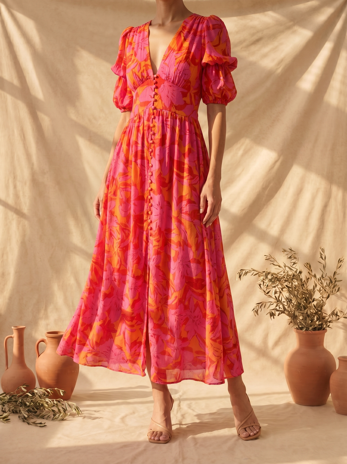 Amara | Sunlit Glow Maxi Dress