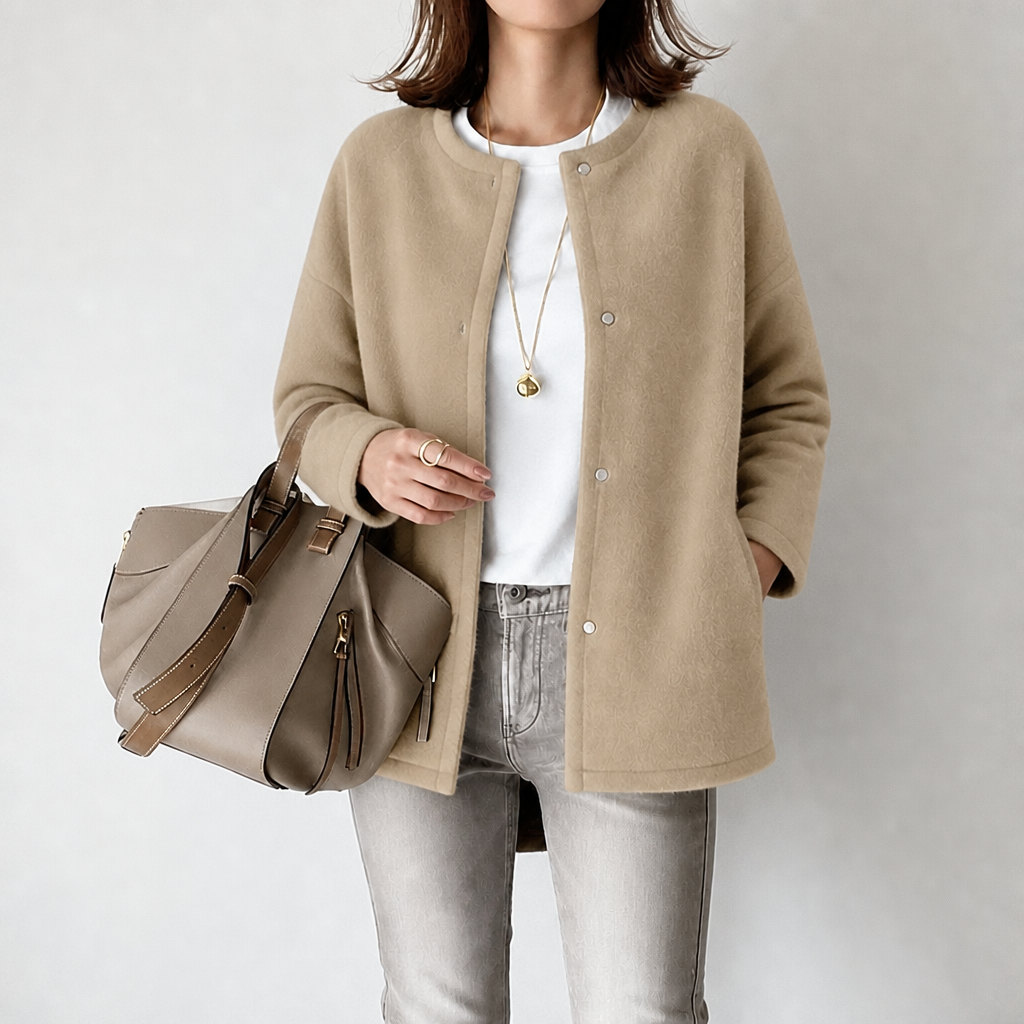 Carla | Elegant Wool Cardigan
