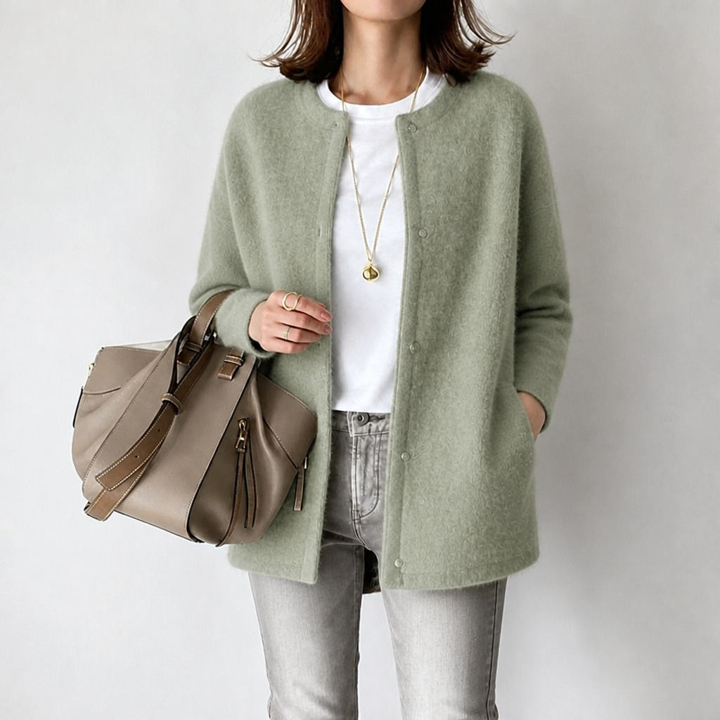 Carla | Elegant Wool Cardigan