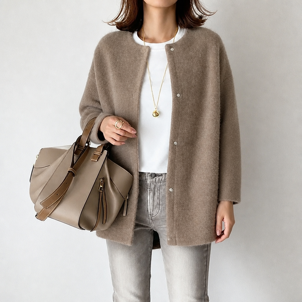 Carla | Elegant Wool Cardigan